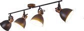 Moderne Plafondlamp - Ronde Muurlamp - Zwarte Lampenkap - Woonkamer Plafondlamp - Eetkamer Muurlamp - Zuinige Muurlamp