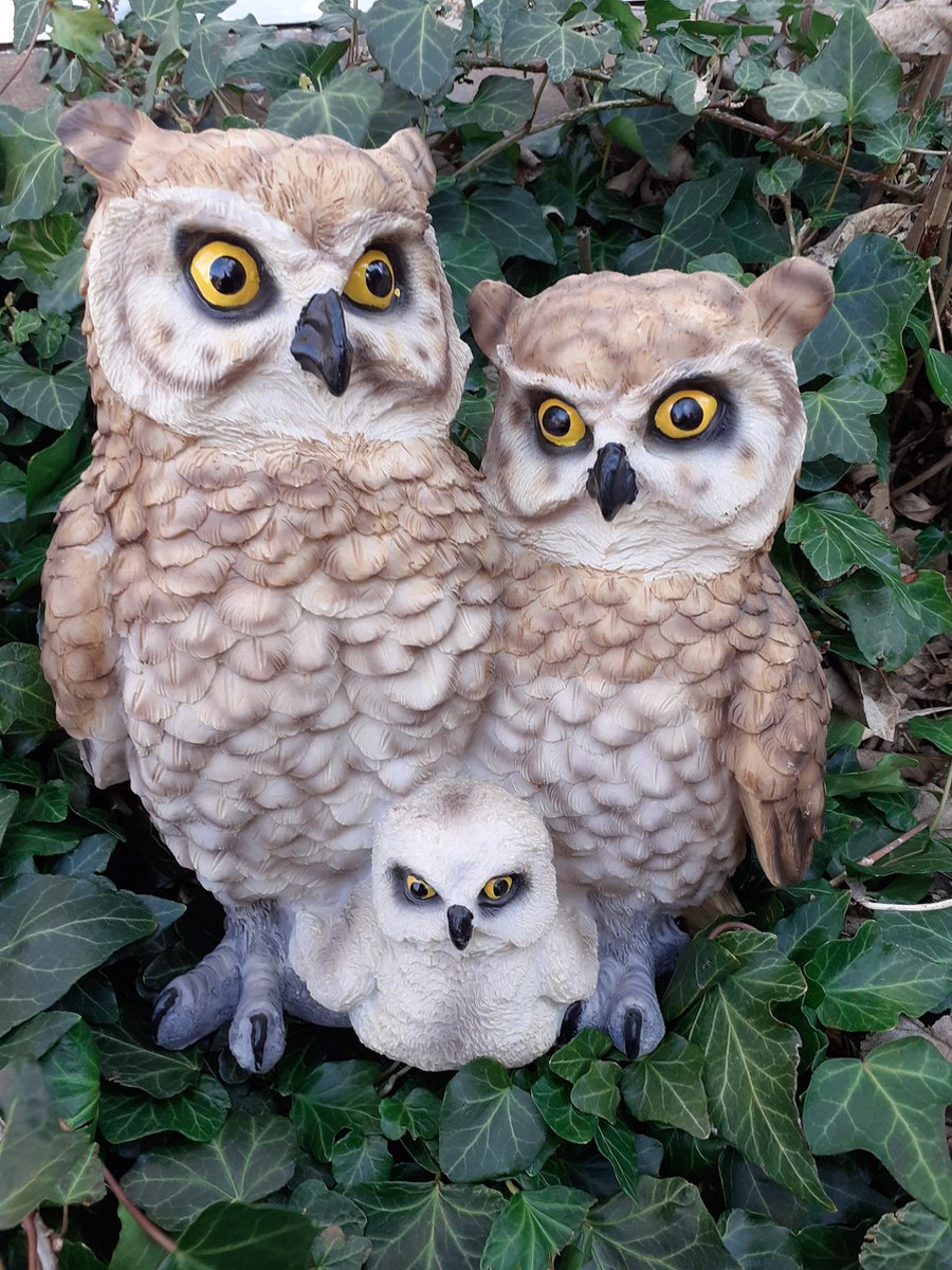 Beeldje uil uiltje uilen beeldjes waxinelichtje uiltjes pot - Beelden en Beeldjes