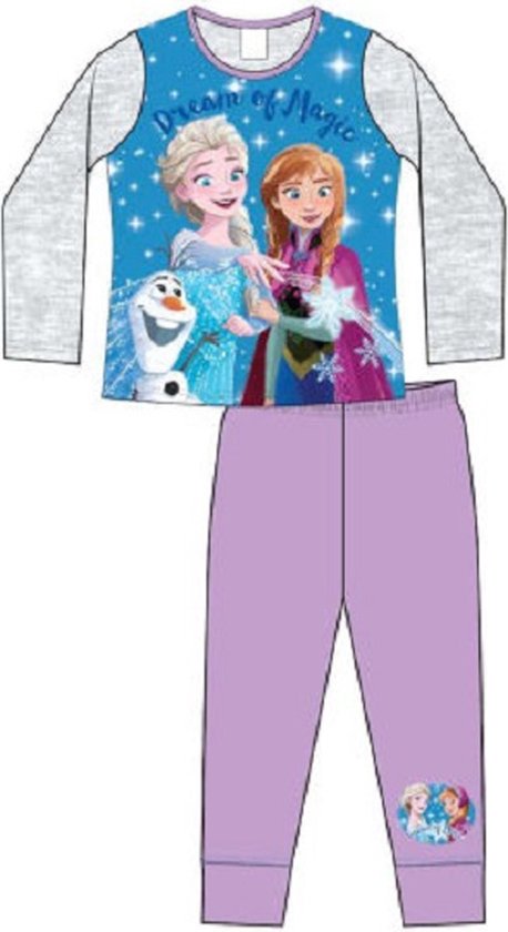 Frozen pyjama - maat 128 - Anna en Elsa pyjama - katoen | bol.com