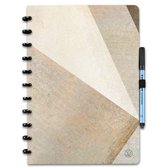 Greenstory - GreenBook Uitwisbaar Notitieboek - A4 - Lijn & Blanco - Antique Architect