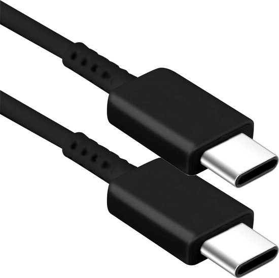 Champagne moeder Tussendoortje USB C naar USB C kabel geschikt voor Samsung oplader - USB C oplader -  Snellader -... | bol.com