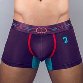 2EROS 2-Series Trunk Wine - MAAT S - Heren Ondergoed - Boxershort voor Man - Mannen Boxershort