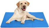 Koelmat - Dieren Koelmat - Hondenverkoelmat - Cooling Mat - Verfrissende Mat - Ideaal Voor De Zomer - Blauw - L