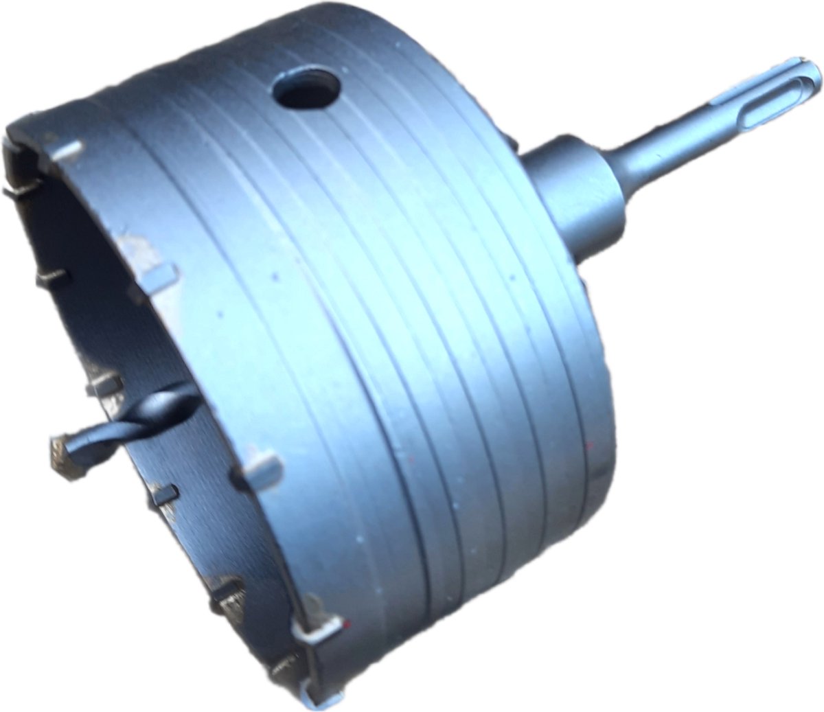 SDS Plus 125mm Gatenboor, betonboor, kernboor, diamantboor, dozenboor, booropzetstuk / SDS plus adapter gatzagen boren met 1 vergrendelingsschroef en 1 geleidingsboor
