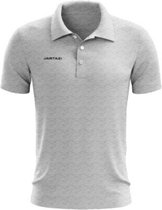 polo Picqu√É¬© Premium heren katoen lichtgrijs maat L