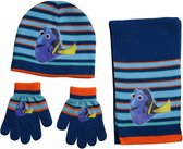 winterset Nemo junior acryl blauw 3-delig one-size