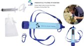 MIRO & Levabe Luxe Waterfilter Straw - Complete set - Waterfilter - Waterfles - Outdoor life - Survival - BPA-vrij - Filtert 1500L