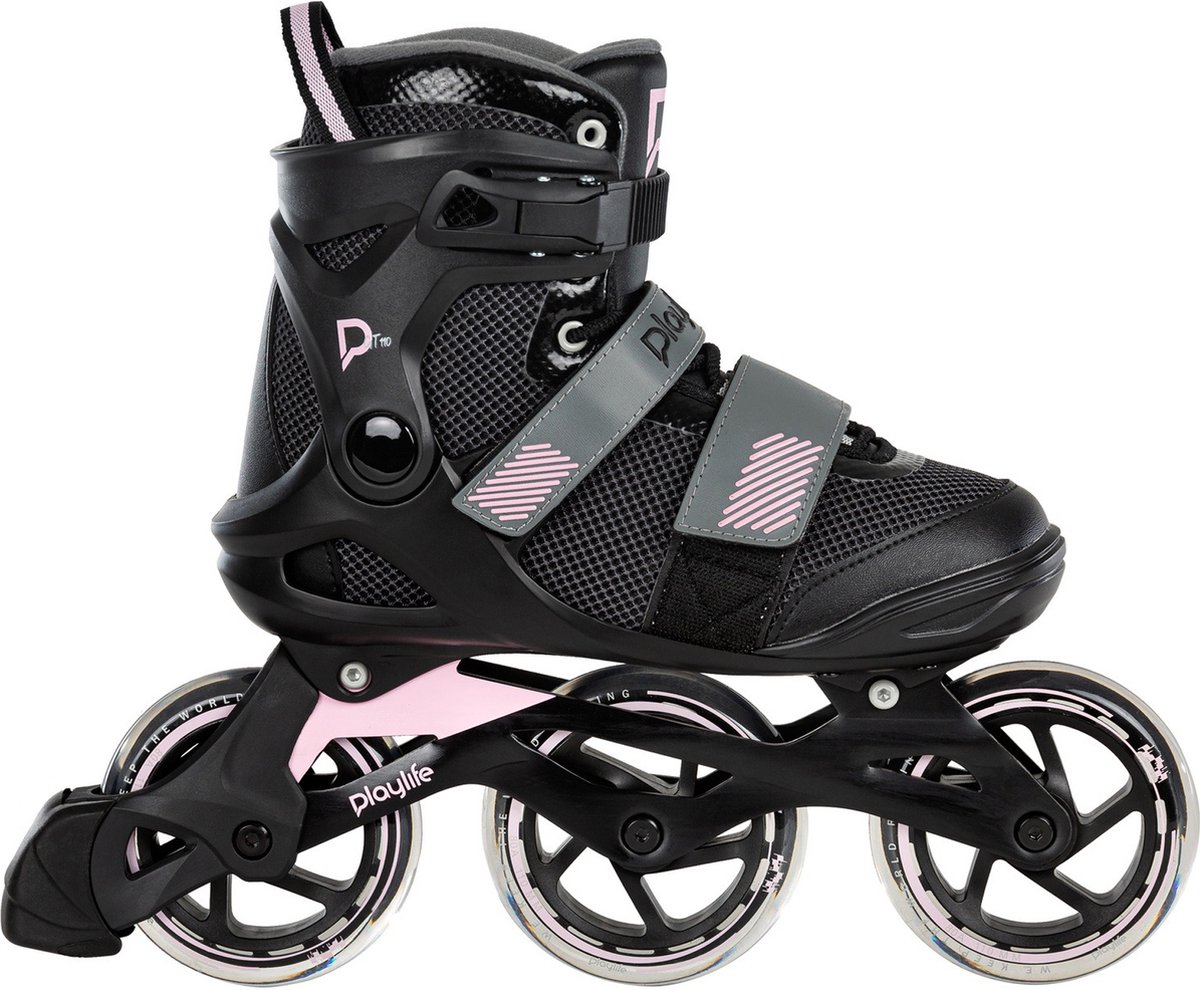 Playlife GT Pink 110 Inline skates / Skeelers - Dames - Maat 40 - Binnenzooltje 24 cm - Playlife (Powerslide)