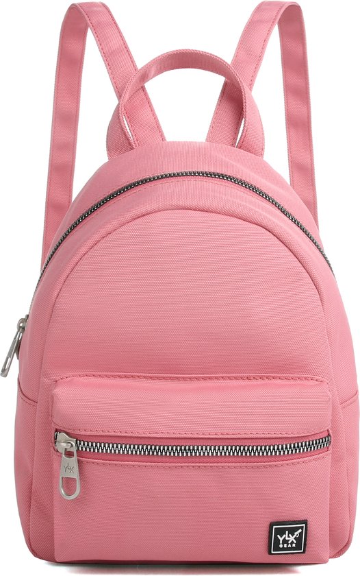YLX Mini Backpack voor dames. Plumeria roze. Recycled Rpet materiaal. Gerecyclede plastic flessen. Eco-friendly. Mini rugzak - dames - vrouwen - tieners - meiden