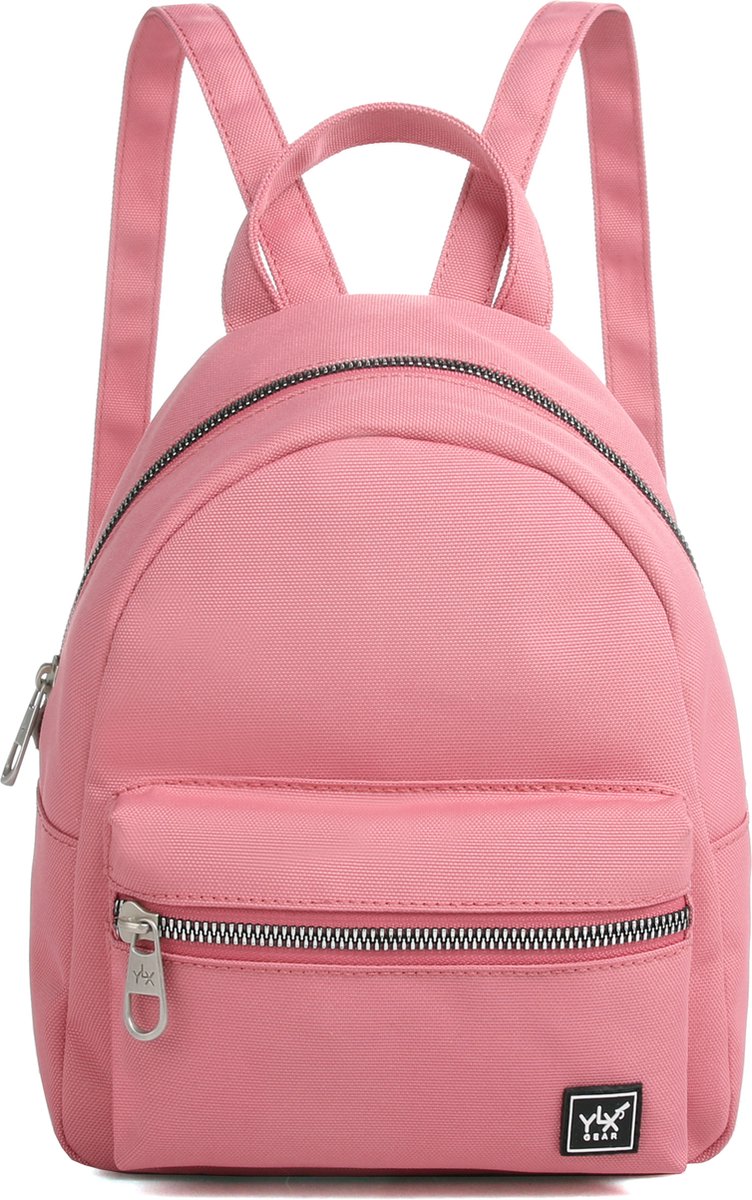 YLX Mini Backpack voor dames. Plumeria roze. Recycled Rpet materiaal. Gerecyclede plastic flessen. Eco-friendly. Mini rugzak - dames - vrouwen - tieners - meiden