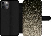 Bookcase Geschikt voor iPhone 11 Pro telefoonhoesje - Glitters - Abstract - Design - Met vakjes - Wallet case met magneetsluiting