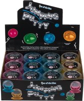 Jumping Putty - Out of the blue - Transparant - Stuiterbal - Slime - Blauw