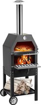 Flanner® Pizzaoven voor Buiten – Houtgestookte Buitenoven – Oven voor in de Tuin - Pizza BBQ- Barbecue