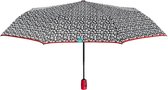 paraplu mini automatisch dames 98 cm microfiber rood