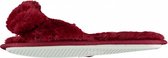 homeslippers dames textiel rood maat 37/38