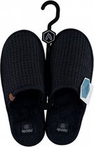 pantoffels Home Slippers heren textiel blauw mt 43-44