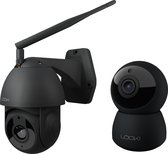 Looki Smart Home Beveiliging Starterkit - 360Pro PTZ Beveiligingscamera - i3 IP Camera - WiFi & App - Indoor & Outdoor - incl. 2x 32GB SD-kaart