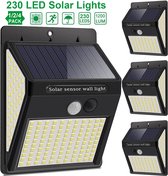 Solar Led Licht Buitenshuis - 3 Verlichting Modes - Waterdicht- Bewegingssensor- Zonne-energie verbruikend - Tuin decoratie