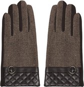 handschoenen Steve heren polykatoen bruin one-size