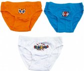 onderbroeken Spider-Man junior oranje/blauw/wit 3-delig mt 4-5