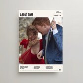About Time Poster - Minimalist Filmposter A3 - About Time Movie Poster - About Time Merchandise - Vintage Posters