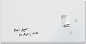 Sigel glasmagneetbord - Artverum - 91x46cm - superwit - SI-GL546