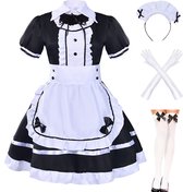 SissyMarket - Sissy maid kostuum set - Stijl 1 - Maat : 2XL