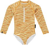 Beach & Bandits - UV-zwempak voor meisjes - Golden Tiger - Oranje - maat 104-110cm