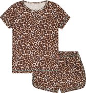 Claesen's pyjama shorty meisje Brown Panther maat 152-158