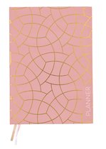 Planner - Agenda - Dagboek - Notitieboek - Journal - Creatief - Financiën - Weekplanner - Budgetplanner - Roze met Goud
