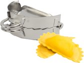 Orange85 Dumpling maker - Deegvormer - Ravioli - Empenada - Knoedelsvorm - Raviolimaker - 11.5x17x2.5cm - Zilver