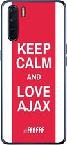 6F hoesje - geschikt voor OPPO A91 -  Transparant TPU Case - AFC Ajax Keep Calm #ffffff