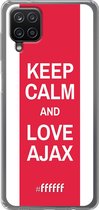 6F hoesje - geschikt voor Samsung Galaxy A12 - Transparant TPU Case - AFC Ajax Keep Calm #ffffff