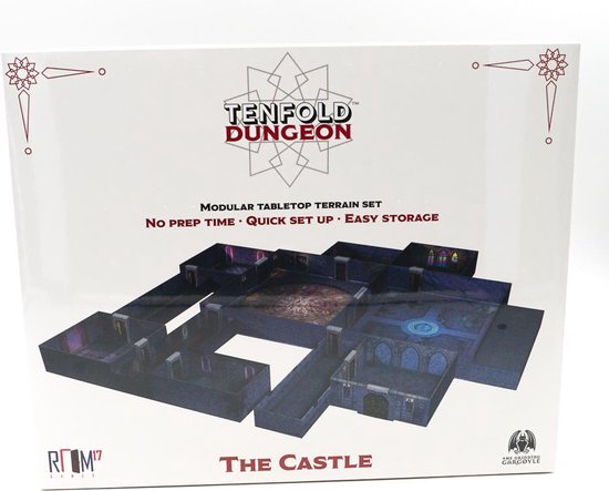 Ensemble de terrain de table modulaire Set Dungeon Le château