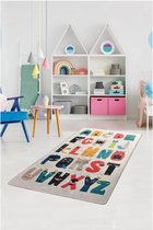 Livetti® Kinderkamerkleed Babykamerkleed 150x200cm - Monsters Beige