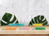 Naam sleutelhanger - Sleutelhanger met naam - Gepersonaliseerde sleutelhanger - Sleutelhanger kinderen - Gepersonaliseerde sleutelhanger met naam - sleutelhanger kinderen - sleutel