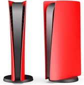 DrPhone DesignX - Faceplate - Behuizing - Geschikt voor Playstation 5 / PS5 DIGITAL EDITION  / - Face Plate -Rood