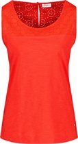 GERRY WEBER Dames Top met opengewerkt borduursel