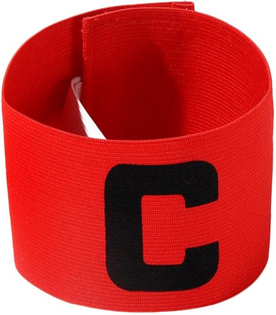 Jumada - Aanvoerdersband - Rood - Sport - Beweging - Kinderen - Volwassenen - 1 stuk