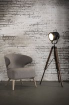 dePauwWonen Vloerlamp Tripod Vintage Wood