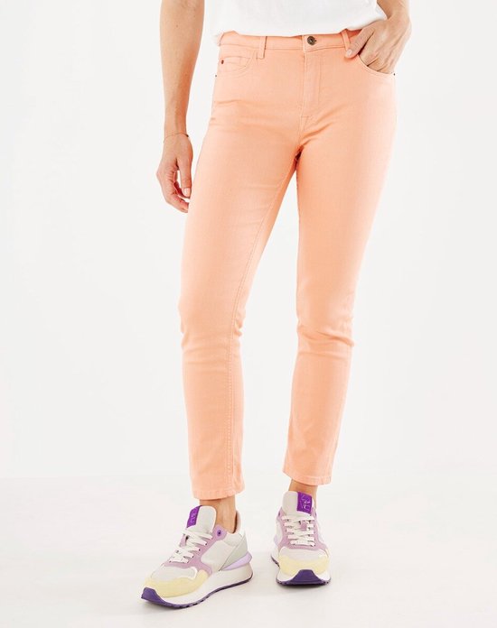 Mexx JENNA Cropped Mid Waist/ Cropped Slim Leg Jeans Dames - Koraal - Maat  31 | bol.com