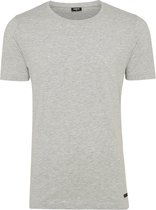 T-Shirt Round-Neck Mannen - Grijs - Maat L