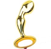 Goud / metalen buttplug voor prostaat stimulatie / Anale toys voor mannen en vrouwen