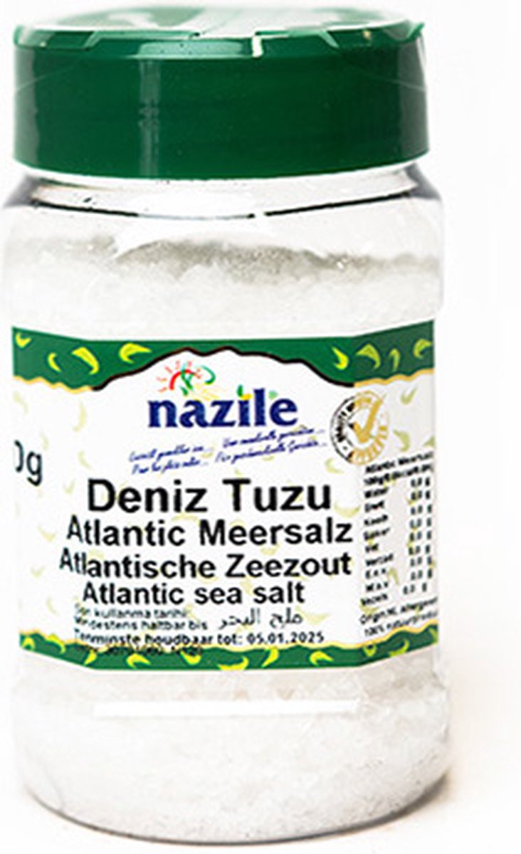 Goedkoopste Nazile Atlantische Zee Zout 2 x 400 Gram