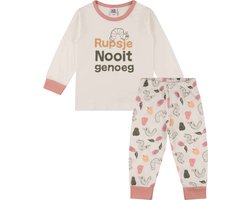 Rupsje Nooitgenoeg, 2022 meisjes pyjama roze, 62/68