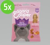 Edgard & Cooper Eend & Kip Bites - voor honden - Hondensnack - 50g - 5 Zakken
