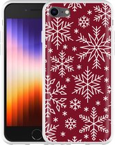 iPhone SE 2022 Hoesje Sneeuw - Designed by Cazy