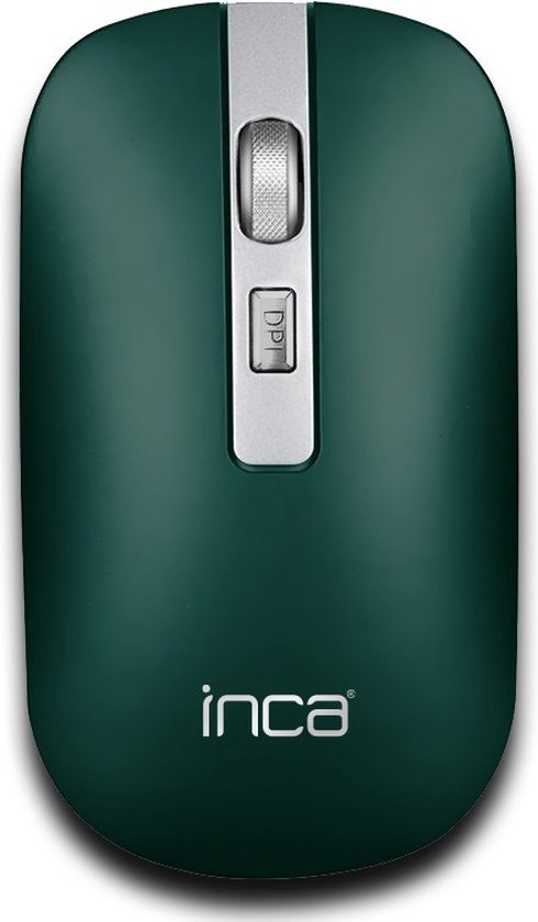 BasicTeQ: Inca IWM-531RY muis Bluetooth & Wireless Rechargeable Special Metallic Silent Mouse - Optical Mouse - Bluetooth 3.0 and Bluetooth 5.1 - 800-1200-1600 Dpi - Wireless Working Distance 8M - 4D Key, Silent Key (€20,99 bij BasicTeQ