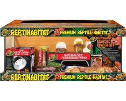 Zoo Med ReptiHabitat Bearded Dragon Kit - Terrarium Voor Baardagaam - 76x30x30cm