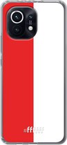 6F hoesje - geschikt voor Xiaomi Mi 11 -  Transparant TPU Case - Feyenoord #ffffff